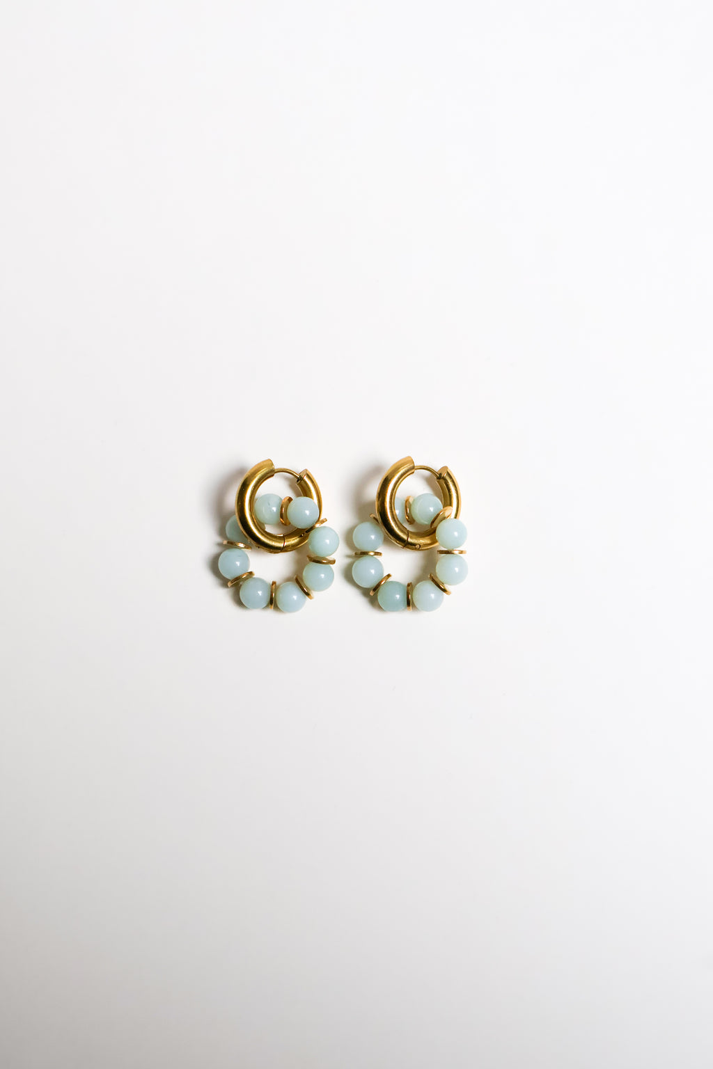 Boucles - Odette bleues dorées