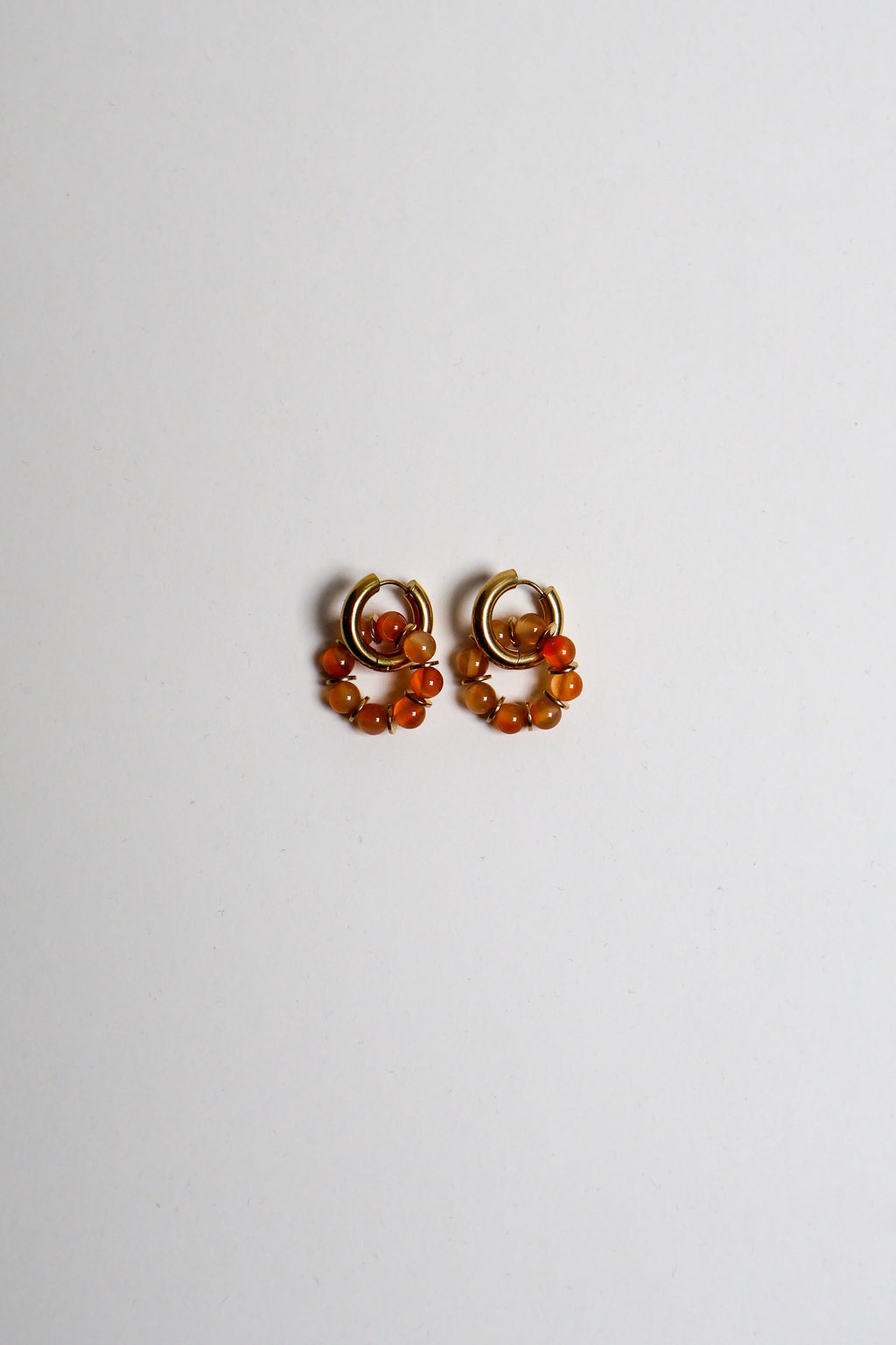 Boucles - Odette oranges dorées