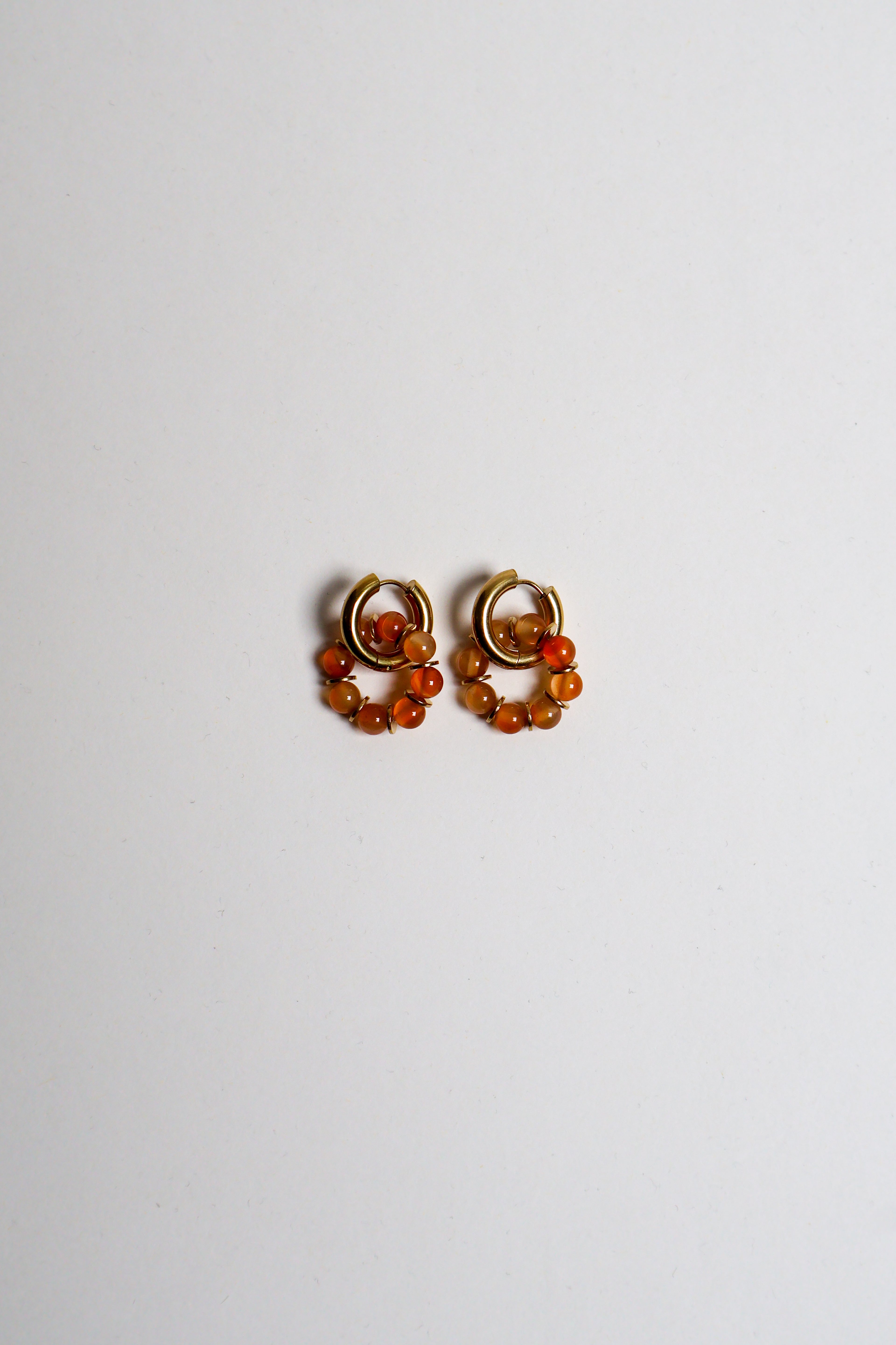 Boucles - Odette oranges dorées